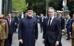Voorschoten 16 april 2025
Dag twee van het bstaatsbezoek van Nederland en Oman. Er is een lunch op kasteel Duivenvoorde waarbij oa aanwezig zijn , Koning Willem Alexander Koningin Maxima de Sultan van Oman en minister president Dick Schoof .