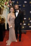 Leusden 16 april 2025
Musicalawards gala bij AFAS . Fons v Rongen met partner