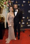 Leusden 16 april 2025
Musicalawards gala bij AFAS . Fons v Rongen met partner