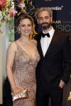 Leusden 16 april 2025
Musicalawards gala bij AFAS . Fons v Rongen met partner