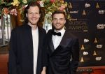 Leusden 16 april 2025
Musicalawards gala bij AFAS . Guido Spek en Buddy Vedder