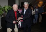 Renkum 21 april 2025
Ronnie Tober 80 jaar . Hij geeft feest in restaurant Campman in Renkum . Zijn partner Jan Jochems is natuurlijk aanwezig . Burgemeester van Den Haag Jan v Zanen reikt de eerste cd uit. Jan v Zanen kwam met zijn partner Simone Richardson