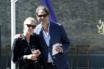 Zwolle 1 mei 2025
Herdenkingsdienst Jonnie Boer bij de Librije . Jean luc Zeguers met vrouw