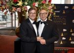 Leusden 16 april 2025
Musicalawards gala bij AFAS . Jon v Eerd met partner . Jon is ruim 23 kg afgevallen