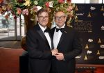 Leusden 16 april 2025
Musicalawards gala bij AFAS . Jon v Eerd met partner . Jon is ruim 23 kg afgevallen