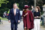 Voorschoten 16 april 2025
Dag twee van het bstaatsbezoek van Nederland en Oman. Er is een lunch op kasteel Duivenvoorde waarbij oa aanwezig zijn , Koning Willem Alexander Koningin Maxima de Sultan van Oman en minister president Dick Schoof . Sophie Hermans