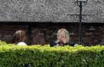 Blaricum 21 mei 2025
Leontine Ruiters op terras in Blaricum