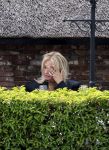 Blaricum 21 mei 2025
Leontine Ruiters op terras in Blaricum
