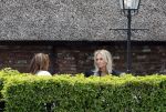 Blaricum 21 mei 2025
Leontine Ruiters op terras in Blaricum