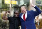 Amsterdam 8 mei 2025
Menno Kohler en Regilio Tuur  bij Gelderlandplein .