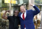 Amsterdam 8 mei 2025
Menno Kohler en Regilio Tuur  bij Gelderlandplein .