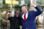 Amsterdam 8 mei 2025
Menno Kohler en Regilio Tuur  bij Gelderlandplein .