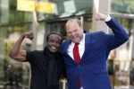 Amsterdam 8 mei 2025
Menno Kohler en Regilio Tuur  bij Gelderlandplein .