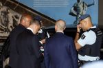 Amsterdam 12 mei 2025
Koning Willem-Alexander en koningin Maxima bij het galadiner van het Corps Diplomatique 2025 in het Koninklijk Paleis op de Dam in Amsterdam. Overleg Marechaussee en beveiliging