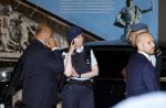 Amsterdam 12 mei 2025
Koning Willem-Alexander en koningin Maxima bij het galadiner van het Corps Diplomatique 2025 in het Koninklijk Paleis op de Dam in Amsterdam. Overleg Marechaussee en beveiliging