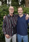 Renkum 21 april 2025
Ronnie Tober 80 jaar . Hij geeft feest in restaurant Campman in Renkum . Zijn partner Jan Jochems is natuurlijk aanwezig . Pedro v Raamsdonk met zijn zoon zanger Kay v Raamsdonk