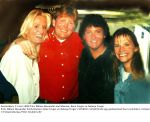 Amsterdam, 21 mei 1989 Prins Willem Alexander met Emily Bremers, Rene Froger en Natasja Froger
Foto Peter Smulders