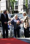 Amsterdam 20 mei 2025
Prinses Beatrix opent Art Zuid in Amsterdam zuid. Prinses Beatrix loopt met 2 wandelstokken .