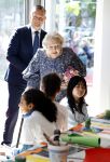 Amsterdam 20 mei 2025
Prinses Beatrix opent Art Zuid in Amsterdam zuid. Prinses Beatrix loopt met 2 wandelstokken .