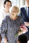 Amsterdam 20 mei 2025
Prinses Beatrix opent Art Zuid in Amsterdam zuid. Prinses Beatrix loopt met 2 wandelstokken .