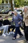 Amsterdam 20 mei 2025
Prinses Beatrix opent Art Zuid in Amsterdam zuid. Prinses Beatrix loopt met 2 wandelstokken .