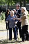 Amsterdam 20 mei 2025
Prinses Beatrix opent Art Zuid in Amsterdam zuid. Prinses Beatrix loopt met 2 wandelstokken .