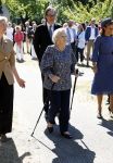Amsterdam 20 mei 2025
Prinses Beatrix opent Art Zuid in Amsterdam zuid. Prinses Beatrix loopt met 2 wandelstokken .