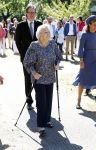 Amsterdam 20 mei 2025
Prinses Beatrix opent Art Zuid in Amsterdam zuid. Prinses Beatrix loopt met 2 wandelstokken .
