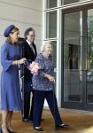Amsterdam 20 mei 2025
Prinses Beatrix opent Art Zuid in Amsterdam zuid. Prinses Beatrix loopt met 2 wandelstokken .