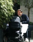 Amsterdam 21 mei 2025
Ruben Nicolai met een vriend op etrras bij de italiaan in Amsterdam zuid.