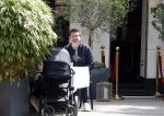 Amsterdam 21 mei 2025
Ruben Nicolai met een vriend op etrras bij de italiaan in Amsterdam zuid.