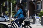 Amsterdam 8 mei 2025
Sander Lantinga op de fiets in amsterdam zuid