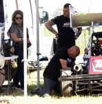 Maria Hoop 10 mei 2025
Sieneke met haar nieuwe vriend Barry Maessen en haar zoontje Dani bij autospeedway wedstrijden in Maria Hoop .