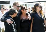 Zwolle 1 mei 2025
Herdenkingsdienst Jonnie Boer bij de Librije . Therese Boer Jimmie Boer en Isabelle Boer