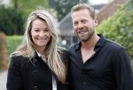 Nijkerk 16 april 2025
80e verjaardag van Lex Harding bij kasteel Salentijn . Tim Klijn met zijn vrouw