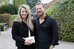 Nijkerk 16 april 2025
80e verjaardag van Lex Harding bij kasteel Salentijn . Tim Klijn met zijn vrouw