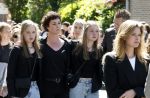 s Gravenzande 1 mei 2026
Begrafenis Jade Kops . Koningin Maxima heeft een mooi bloemstuk gestuurd