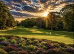 Eindhovensche Golf Hole 18 en oefengreef Karikatuur