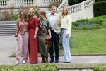 Den Haag 21 mei 2026
Fotouurtje met de koninklijke familie in de Hollandse tuin van Park Clingendael . Aanwezig Koning Willem Alexander Koningin Maxima Prinses Amalia Prinses Alexia en Prinses Ariane .