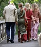 Den Haag 21 mei 2026
Fotouurtje met de koninklijke familie in de Hollandse tuin van Park Clingendael . Aanwezig Koning Willem Alexander Koningin Maxima Prinses Amalia Prinses Alexia en Prinses Ariane .