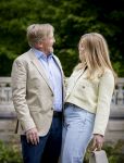 Den Haag 21 mei 2026
Fotouurtje met de koninklijke familie in de Hollandse tuin van Park Clingendael . Aanwezig Koning Willem Alexander Koningin Maxima Prinses Amalia Prinses Alexia en Prinses Ariane .