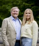 Den Haag 21 mei 2026
Fotouurtje met de koninklijke familie in de Hollandse tuin van Park Clingendael . Aanwezig Koning Willem Alexander Koningin Maxima Prinses Amalia Prinses Alexia en Prinses Ariane .