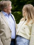 Den Haag 21 mei 2026
Fotouurtje met de koninklijke familie in de Hollandse tuin van Park Clingendael . Aanwezig Koning Willem Alexander Koningin Maxima Prinses Amalia Prinses Alexia en Prinses Ariane .