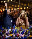 Amsterdam 5 mei 2026
5 mei Concert op de Amstel voor bevrijdingsdag . Koning Willem Alexander en Koningin Maxima zijn aanwezig .
Tineke Schouten en Splinter Chabot presenteren het . De artiesten die opterden zijn Roxeanne Hazes Acda en de Munnik Miss Envy Peru Edsilia Rombley Rolf Sanches en Fleur Raateland . Jamai Looman is dirigent .