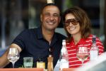 Amsterdam 2 mei 2026
Ruud Gullit en zijn vriendin Karin de Rooy op terras in Amsterdam zuid