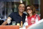 Amsterdam 2 mei 2026
Ruud Gullit en zijn vriendin Karin de Rooy op terras in Amsterdam zuid