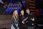Hilversum 8 mei 2026
Finale van the Voice of Holland met Chantal janzen en Edson da Graca . De coaches zijn Suzen & freek Willie Wartaal Dinand Woesthoff en Ilse de Lange . de Finalisten Ruben Hillen Nieloefaar Bahadori Sanne v Assouw en Thijs Veldhuis . De bekendmaking was in RTL Tonight met Humberto Tan als presentator.