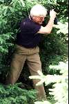 6 juni 1999
Bob v Dam tijdens zijn wedstrijd op Welschap
Golfen
