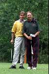 10 juni 1999
Erik Breukink met zijn vader Wim Breukink op golfbaan Gendersteijn te Veldhoven