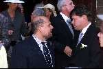 Naarden 5 juni 1999
Trouwen Soren Lerby
Jaap v Zweden in gesprek met getuige Frank Arnesen